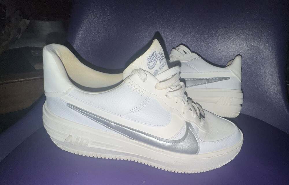 Nike Air Force 1 PLT.AF.ORM Summit White/Metallic Silver Sneakers DJ9946-101